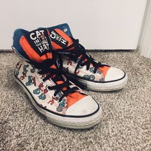 High top converse. Limited edition Dr. Seuss!!